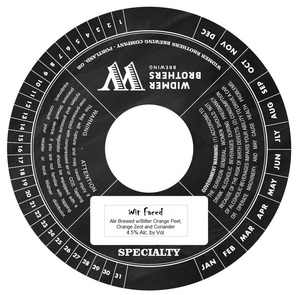 Widmer Brothers Brewing Company Wit Faced September 2015