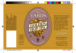 Yards Brewing Company Golden Hop India Pale Ale