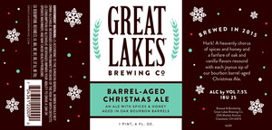 The Great Lakes Brewing Co. Barrel-aged Christmas October 2015