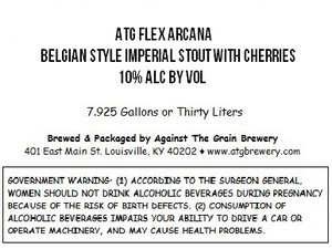 Against The Grain Brewery Atg Flex Arcana September 2015