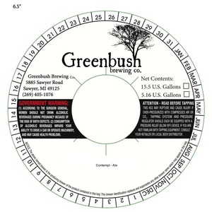 Greenbush Brewing Co. Contempt October 2015