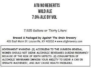 Against The Grain Brewery Atg No Rebertts October 2015