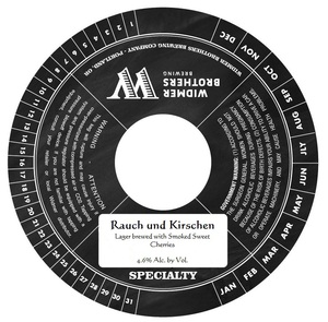 Widmer Brothers Brewing Company Rauch Und Kirschen October 2015