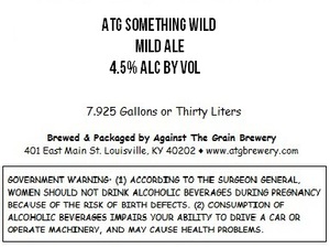 Against The Grain Brewery Atg Something Wild