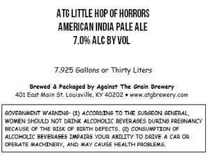 Against The Grain Brewery Atg Little Hop Of Horrors