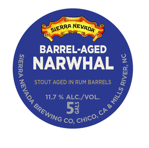 Sierra Nevada Barrel-aged Narwhal Aged In Rum Barrels October 2015