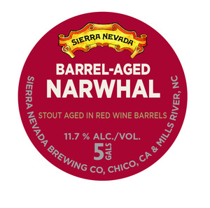 Sierra Nevada Barrel Aged Narwhal Aged In Wine Barrels October 2015