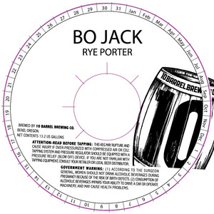 10 Barrel Brewing Co. Bo Jack October 2015