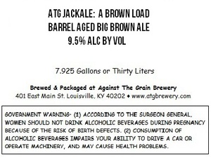 Against The Grain Brewery Atg Jackale: A Brown Load