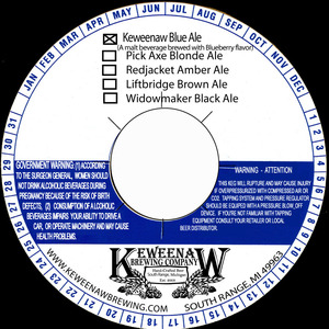 Keweenaw Brewing Company, LLC Keweenaw Blue Ale