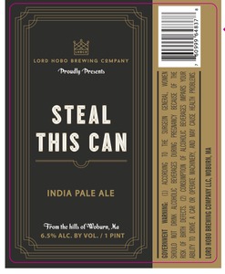 Lord Hobo Brewing Company Steal This Can October 2015