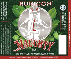Rubicon Brewing Company Naughty Ale October 2015