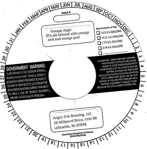 Angry Erik Brewing Orange Aegir