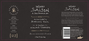 Blackberry Farm Winter Saison October 2015