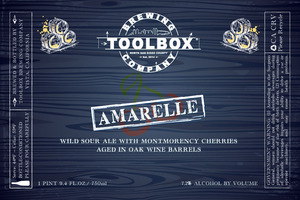 Toolbox Brewing Company Amarelle October 2015