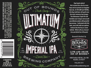Out Of Bounds Brewing Company Ultimatum Imperial IPA