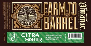 Almanac Beer Co. Citra Sour October 2015