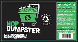 Hop Dumpster October 2015