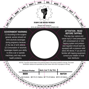 Paducah Beer Werks Robust Porter