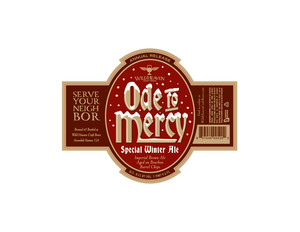 Ode To Mercy Special Winter Ale October 2015