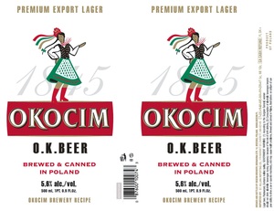Okocim O.k. Beer September 2015