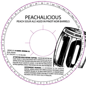 10 Barrel Brewing Co. Peachalicious October 2015