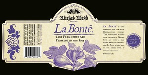 Wicked Weed Brewing La Bonte Tart Farmhouse Fig October 2015