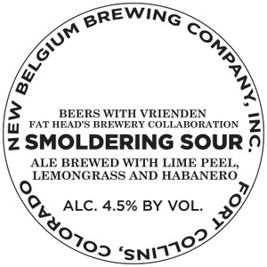 New Belgium Brewing Company, Inc. Smoldering Sour October 2015