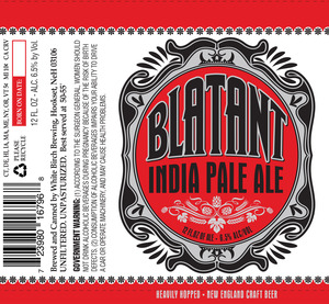 Blatant India Pale Ale October 2015