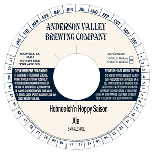 Anderson Valley Brewing Company Hobneelch'n Hoppy Saison