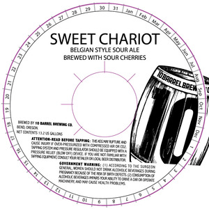 10 Barrel Brewing Co. Sweet Chariot October 2015