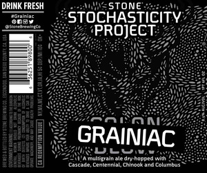 Stone Stochasticity Project Graniac October 2015