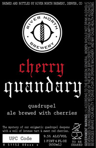 River North Brewery Cherry Quandary