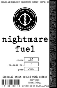 River North Brewery Nightmare Fuel October 2015