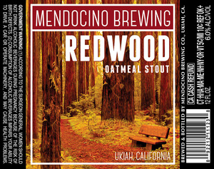 Mendocino Brewing Redwood Oatmeal Stout October 2015