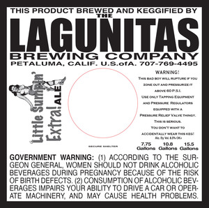 The Lagunitas Brewing Company A Little Sumpin Extra October 2015