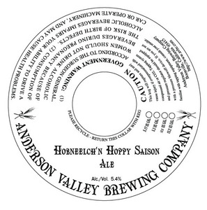 Anderson Valley Brewing Company Hobneelch'n Hoppy Saison