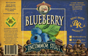 Bent River Brewing Co Blueberry Uncommon Stout