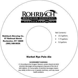 Rohrbach Market Rye Pale Ale