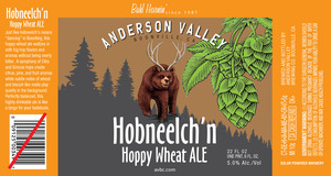 Anderson Valley Brewing Company Hobneelch'n Hoppy Wheat October 2015