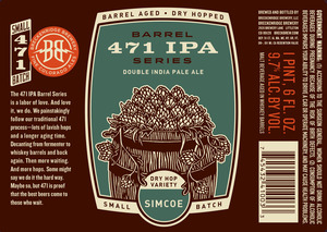Breckenridge Brewery Barrel 471 IPA Series Double IPA-simcoe