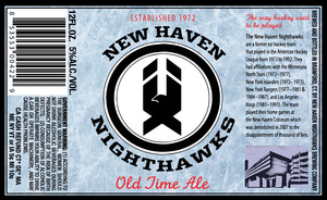 New Haven Nighthawks Brewing Company Old Time Ale