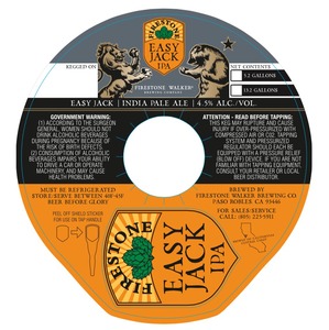 Firestone Walker Brewing Company Easy Jack IPA