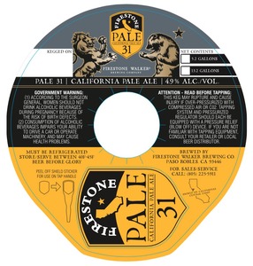 Firestone Walker Brewing Company Pale 31 Pale Ale