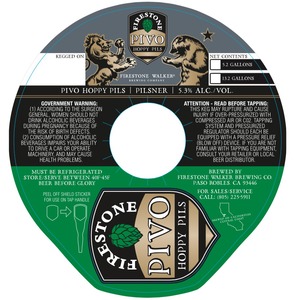 Firestone Walker Brewing Company Pivo Hoppy Pils