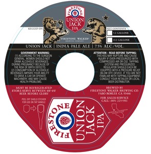 Firestone Walker Brewing Company Union Jack IPA October 2015