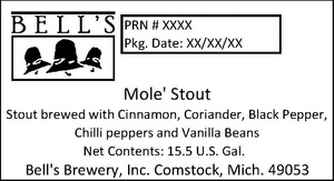 Bell's Mole' Stout October 2015