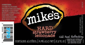 Mike's Hard Strawberry Lemonade October 2015