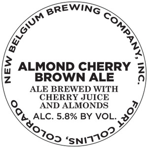 New Belgium Brewing Company, Inc. Almond Cherry Brown Ale