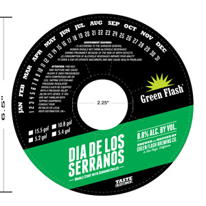 Green Flash Brewing Company Dia De Los Serranos